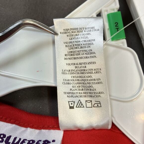 Blueberi Boulevard 2 Piece Christmas Red Reindeer Unicorn Dress /Girls 2T Sequin - Picture 10 of 15